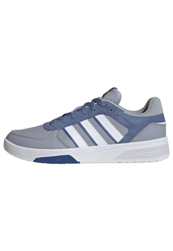 adidas Herren Courtbeat Shoes Schuhe, Halo Silver/Cloud White/Crew Blue, 44 2/3 EU adidas Herren Courtbeat Shoes Schuhe, Halo Silver/Cloud White/Crew Blue, 44 2/3 EU von adidas