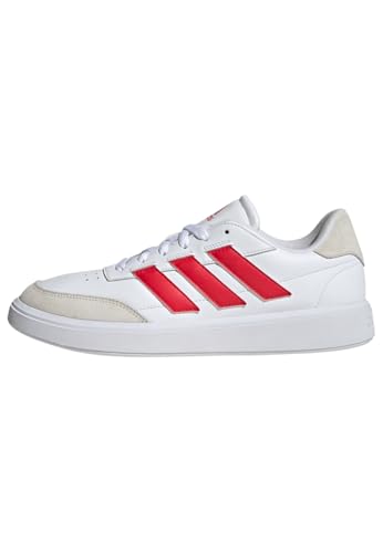 adidas Herren Courtblock Shoes Schuhe, Cloud White/Pure Ruby/Off White, 40 EU von adidas