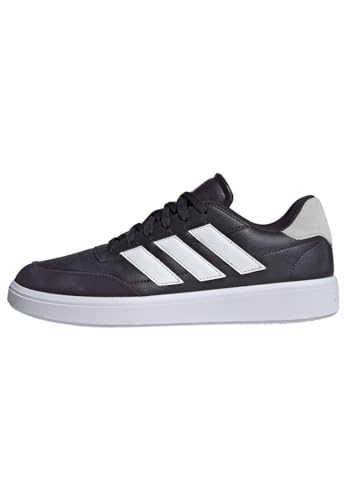 adidas Herren Courtblock Sneaker, Aurora Black/Cloud White/Dash Grey, 43 1/3 EU von adidas