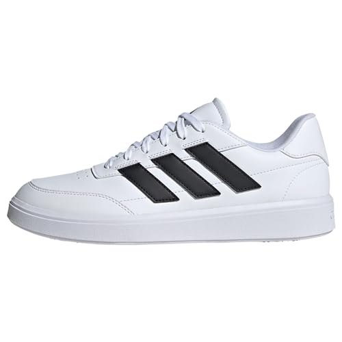 adidas Herren Courtblock Sneaker, Weiß/Schwarz, 48 EU von adidas