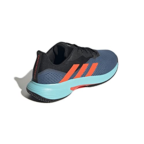 Adidas Herren Courtjam Control M Shoes-Low (Non Football), Core Black/Pulse Aqua/Altered Blue, 42 EU von adidas