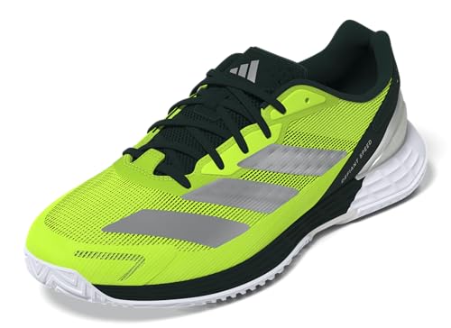 adidas Herren Defiant Speed 2 Tennis Shoes Schuhe, Lucid Lemon/Silver met./Aurora ivy, 44 2/3 EU adidas Herren Defiant Speed 2 Tennis Shoes Schuhe, Lucid Lemon/Silver met./Aurora ivy, 44 2/3 EU von adidas