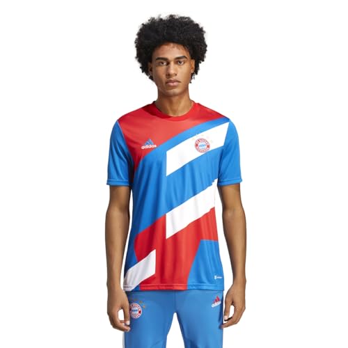 adidas Herren FC Bayern München Prematch Funktionsshirt rot L von adidas