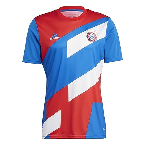 adidas Herren FC Bayern München Prematch Funktionsshirt rot M von adidas