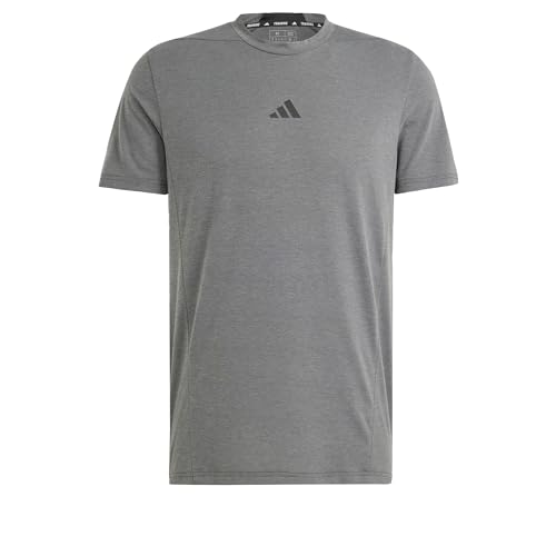 adidas Herren Funktionsshirt Designed for Training Workout DGH solid Grey M von adidas
