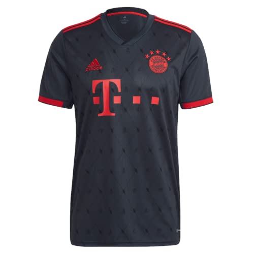 adidas Herren Fußball Bayern München 22/23 Third Trikot, Schwarz, XL von adidas