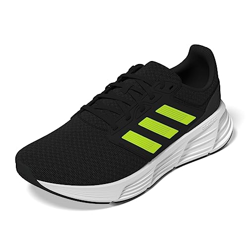 Adidas Herren Galaxy 6 M Shoes-Low (Non Football), Core Black/Lucid Lemon/Black Blue Met, 47 1/3 EU von adidas