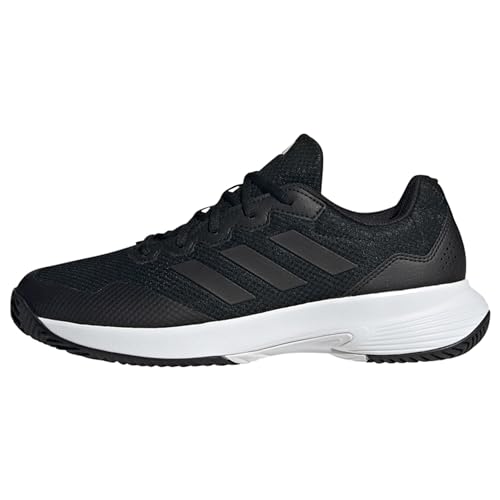 adidas Herren Gamecourt 2.0 Tennis Shoes-Low (Non Football), core Black/core Black/Grey Four, 45 1/3 EU von adidas