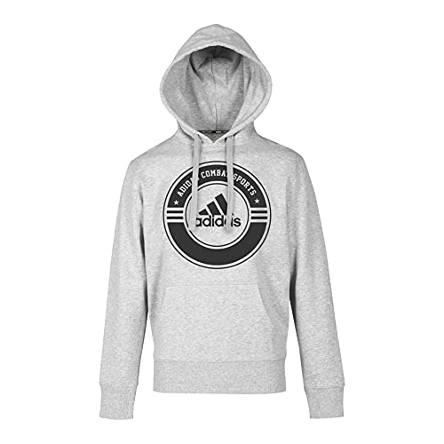 adidas Herren Hoodie Combat Sports Kapuzenpullover, Grau/Schwarz, L von adidas