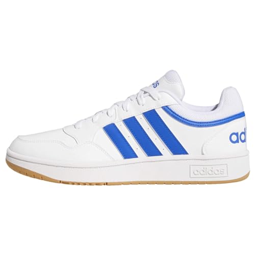 adidas Herren Hoops 3.0 Low Classic Vintage Shoes Basketball Shoe, FTWR White/Team royal Blue/Gum 3, 39 1/3 EU von adidas