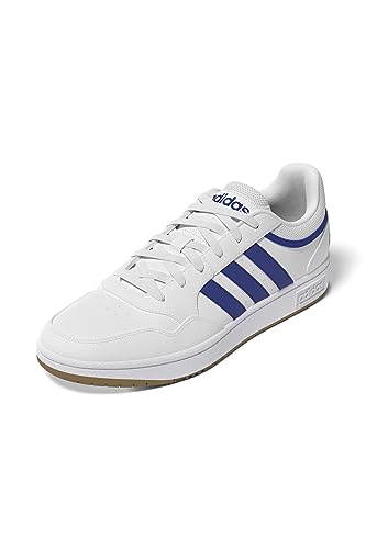 adidas Herren Hoops 3.0 Low Classic Vintage Shoes Basketball Shoe, FTWR White/Team royal Blue/Gum 3, 47 1/3 EU von adidas