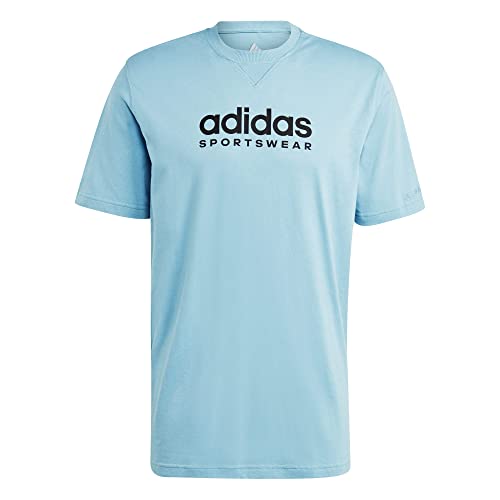 Adidas Herren M All SZN G T T-Shirt, Preloved Blue, XL von adidas