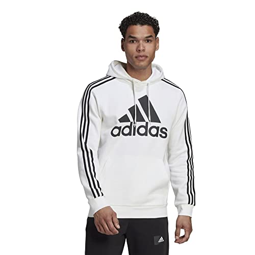 adidas Herren M Bl3s FL HD Kapuzenpullover, Weiß/Schwarz, S von adidas