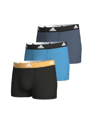 adidas Herren Multipack (3pk) und Active Flex Cotton Trunk Boxershort (6 Pack) Retroshorts, Assorted 6, L von adidas