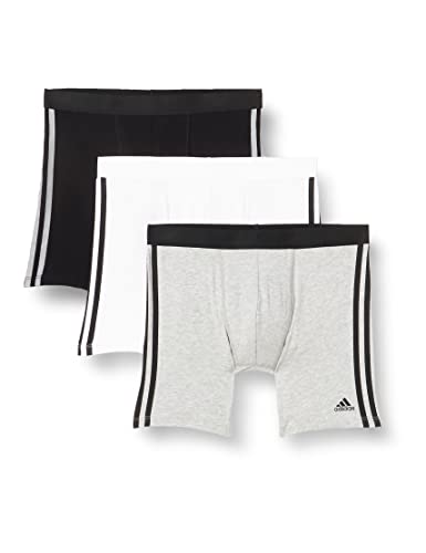 adidas Herren Multipack Boxer Brief (3pk) -4A2M03 Boxershorts, Sortiert 2, L (3er Pack) von adidas