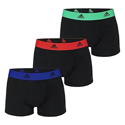 adidas Herren Multipack (3pk) und Active Flex Cotton Trunk Boxershort (6 Pack) Unterwäsche, Suns Print, M von adidas