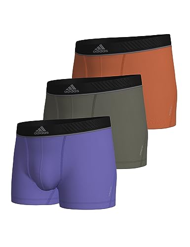 adidas Herren Multipack Trunk (3pk) Microfaser Unterwäsche, Multicolor 2, S von adidas