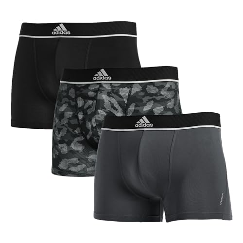 adidas Herren Multipack Trunk (3pk) Microfaser Unterwäsche, Sortiert 11, XXL von adidas