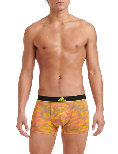 adidas Herren Multipack Trunk (3pk) Microfaser Unterwäsche, Sortiert 74, S von adidas