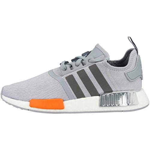 adidas Herren NMD_r1 Gymnastikschuh, Silver Metallic Black Silver Bahia Orange Fy5730, 42 2/3 EU von adidas