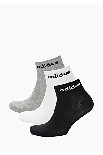 adidas Herren Nc Ankle Socken, Black/White/Mgreyh, M von adidas