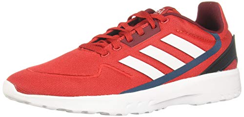 adidas Herren Nebzed Laufschuhe, Rot (Scarlet/FTWR White/Collegiate Burgundy), 42 2/3 EU von adidas