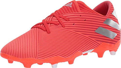 adidas Herren Nemeziz 19.2 Firm Ground Fussballschuh, Aktiv rot/Silber metallic/solarrot, 46 EU von adidas