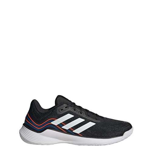 adidas Herren Novaflight Volleyball Shoes Sneakers, core Black/FTWR White/solar red, 46 EU von adidas