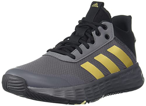 adidas Herren Ownthegame Shoes Sneaker, Grey Five/Matte Gold/core Black, 43 1/3 EU von adidas