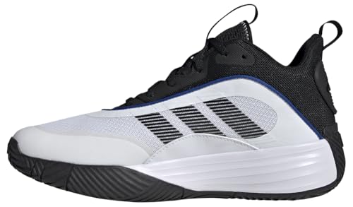 adidas Herren Ownthegame 3.0 Shoes Nicht-Fußball-Mittelschuhe, FTWR White/core Black/Team royal Blue, 51 EU von adidas