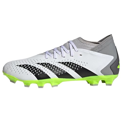 adidas Unisex Predator Accuracy.3 Boots Fußballschuhe (Multi Ground), FTWR White/core Black/Lucid Lemon, 43 1/3 EU von adidas