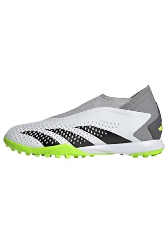 adidas Unisex Predator Accuracy.3 Laceless Turf Boots Fußballschuhe (Rasen), FTWR White/core Black/Lucid Lemon, 38 EU von adidas