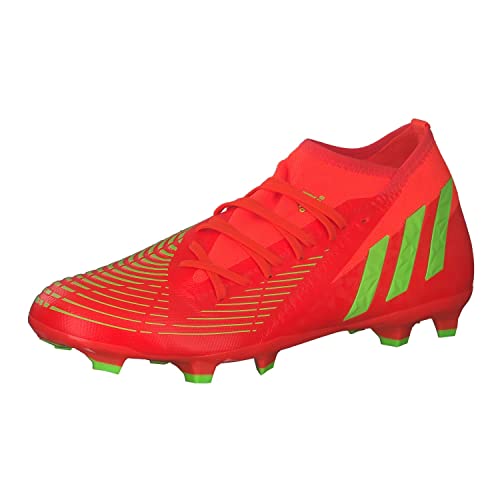 adidas Herren Predator Edge.3 FG Sneaker, solar red/Team solar Green/core Black, 46 EU von adidas