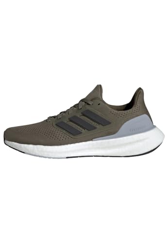 adidas Herren Pureboost 23 Shoes Laufschuhe, Olive Strata/Core Black/Halo Silver, 38 2/3 EU von adidas