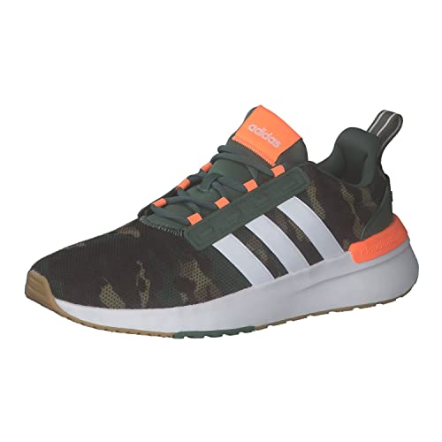 adidas Herren Racer TR21 Sneaker, Green Oxide/FTWR White/Screaming orange, 40 EU von adidas