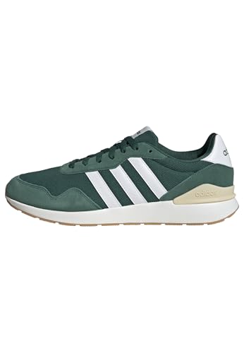 adidas Herren Run 60s 4.0 Shoes, Collegiate Green/Cloud White/Crystal Sand, 42 2/3 EU von adidas