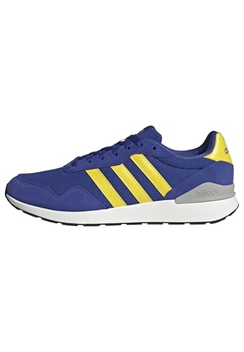 adidas Herren Run 60s 4.0 Shoes, semi Lucid Blue/Yellow/Grey Two, 44 2/3 EU von adidas