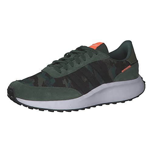 Adidas Herren Run 70S Shoes-Low (Non Football), Green Oxide/Core Black/Screaming Orange, 45 1/3 EU von adidas