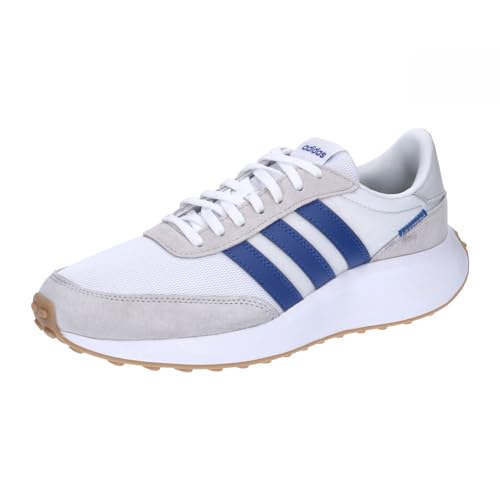 adidas Herren Run 70s Lifestyle Laufschuhe Sneaker, Cloud White Royal Blue Grey One, 44 2/3 EU von adidas