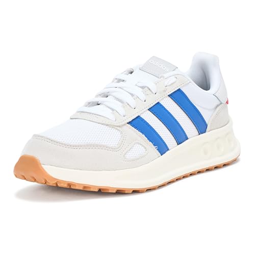 adidas Herren Run 84 Sneaker, Weiß/Team Royalblau/Grau, 46 EU von adidas