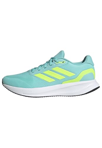 adidas Herren Runfalcon 5 Running Shoes Laufschuhe, Flash Aqua/Lucid Lemon/Core Black, 45 1/3 EU adidas Herren Runfalcon 5 Running Shoes Laufschuhe, Flash Aqua/Lucid Lemon/Core Black, 45 1/3 EU von adidas