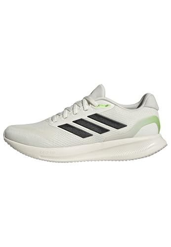 adidas Herren Runfalcon 5 Running Shoes Laufschuhe, Off White/core Black/Lime Burst, 48 EU von adidas
