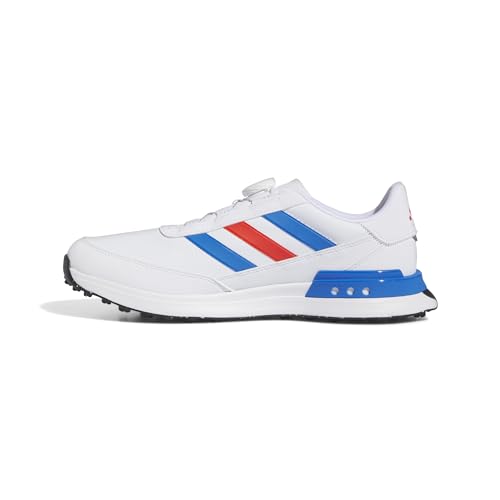 adidas Herren S2G Spikeless Boa 24 Golfschuhe, Footwear White/Bright Royal/Bright Red, 11.5 von adidas