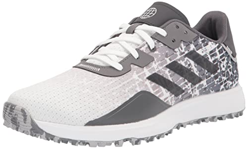 adidas Herren S2G Spikes Golfschuh, Schuhe Weiß/Grau DREI/Grau Zwei, 44 2/3 EU von adidas