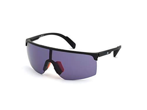 Adidas Herren SP0005 Sonnenbrille, Matte Black/Smoke, 00 von adidas