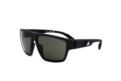 adidas Herren SP0008 Sonnenbrille, Matte Black/Green, 61 von adidas