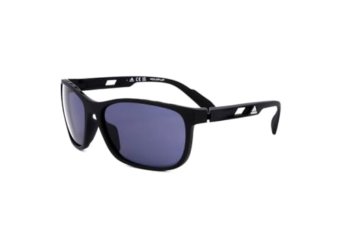 Adidas Herren SP0014 Sonnenbrille, Matte Black/Smoke, 62 von adidas