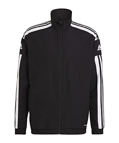 adidas Herren SQ21 PRE JKT Sweatshirt, schwarz/weiß, L von adidas