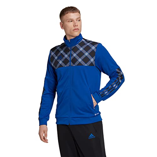 adidas Herren Schieß Tkjkt Ad Jacke, blau/schwarz, S von adidas