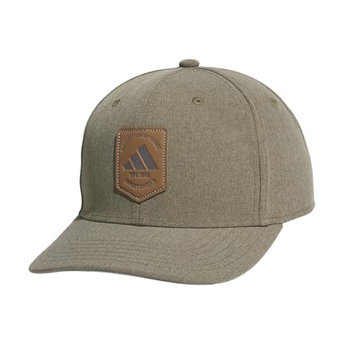 adidas Herren Scorecard High Crown Low Curve Brim Snapback Adjustable Fit Course Style Hat Baseballkappe, Olive Strata/Grey Strata/Grey, EinheitsgröÃŸe von adidas